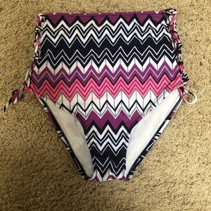 Tribal high waisted swimsuit